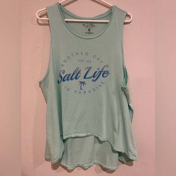 Mint Salt Life Tank. Size XL - Picture 1 of 4